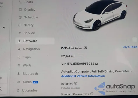 2023 Tesla Model 3 Rear-Wheel Drive from USA, damaged, VIN 5YJ3E1EA6PF598242